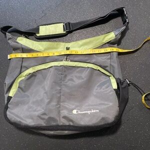 Champion Gray and Green Belt Bag